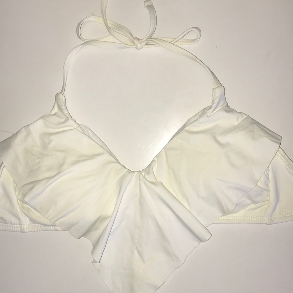 White bikini top